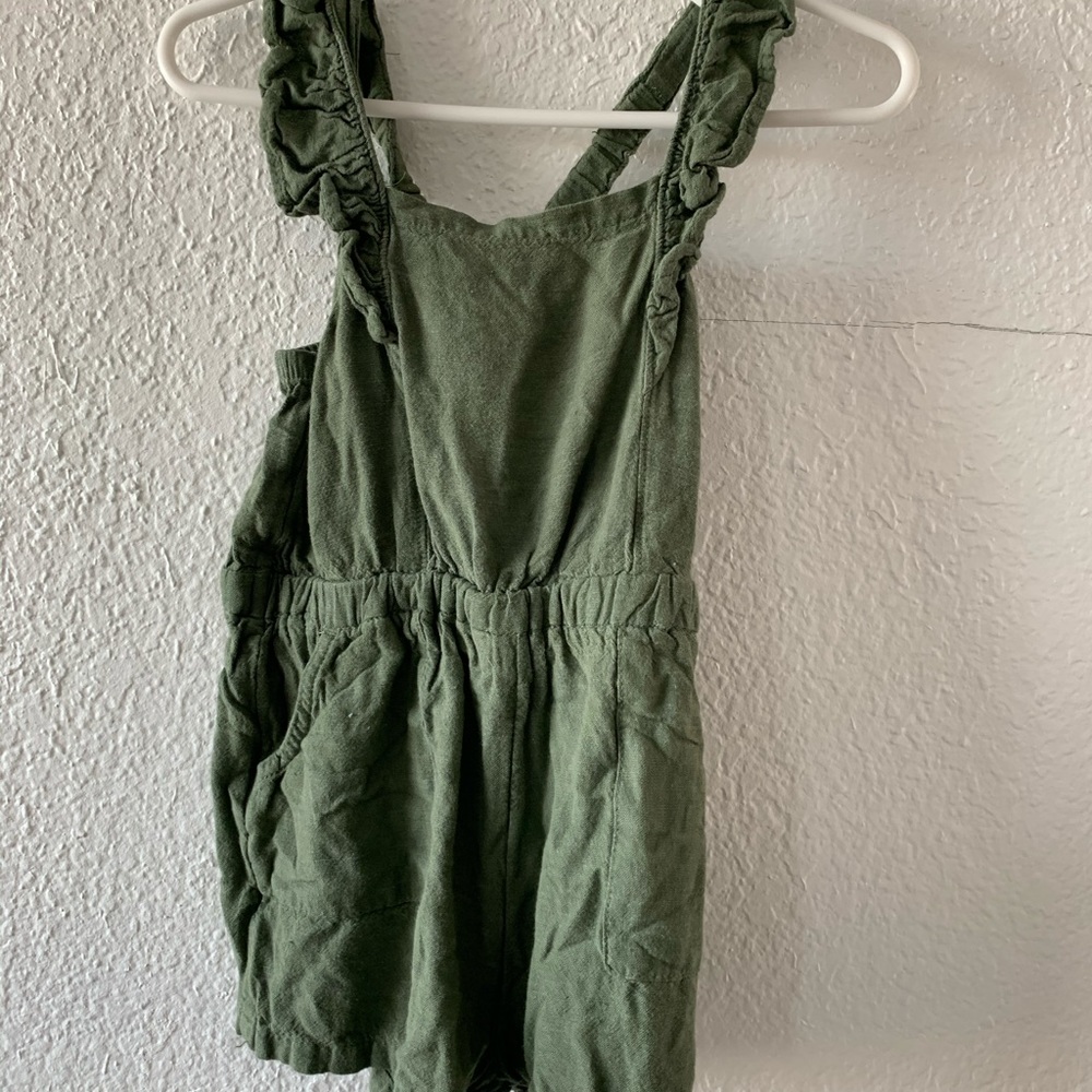 Olive green romper